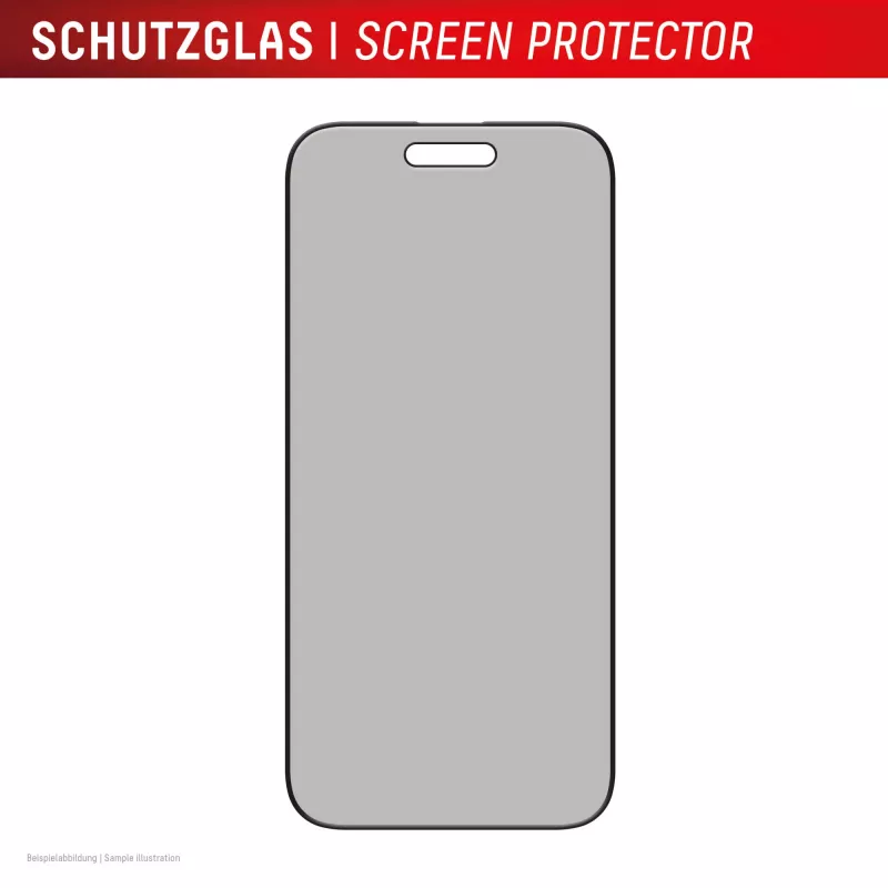 Displex privātuma ekrāna aizsargs (10H) Apple iPhone Air, Eco montāžas rāmis, privātuma filtrs