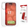 Displex ekrāna aizsargs + maciņš Apple iPhone 17, Eco montāžas rāmis, izturīgs pret skrāpējumiem