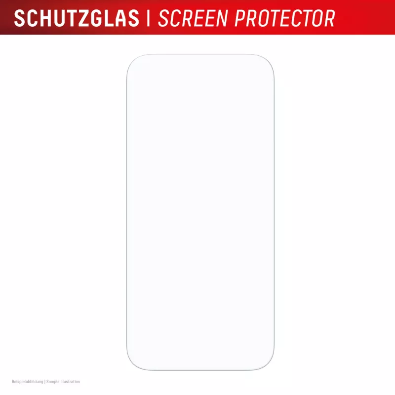 Displex ekrāna aizsargstikls + maciņš Apple iPhone Air, Eko montāžas rāmis, izturīgs pret skrāpējumiem