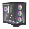 Datora korpuss Darkflash FT418 PRO, ATX, Melns