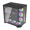 Datora korpuss Darkflash FT418 PRO, ATX, Melns