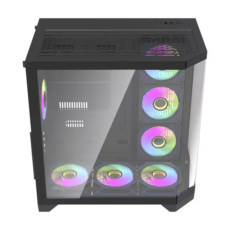 Datora korpuss Darkflash FT418 PRO, ATX, Melns