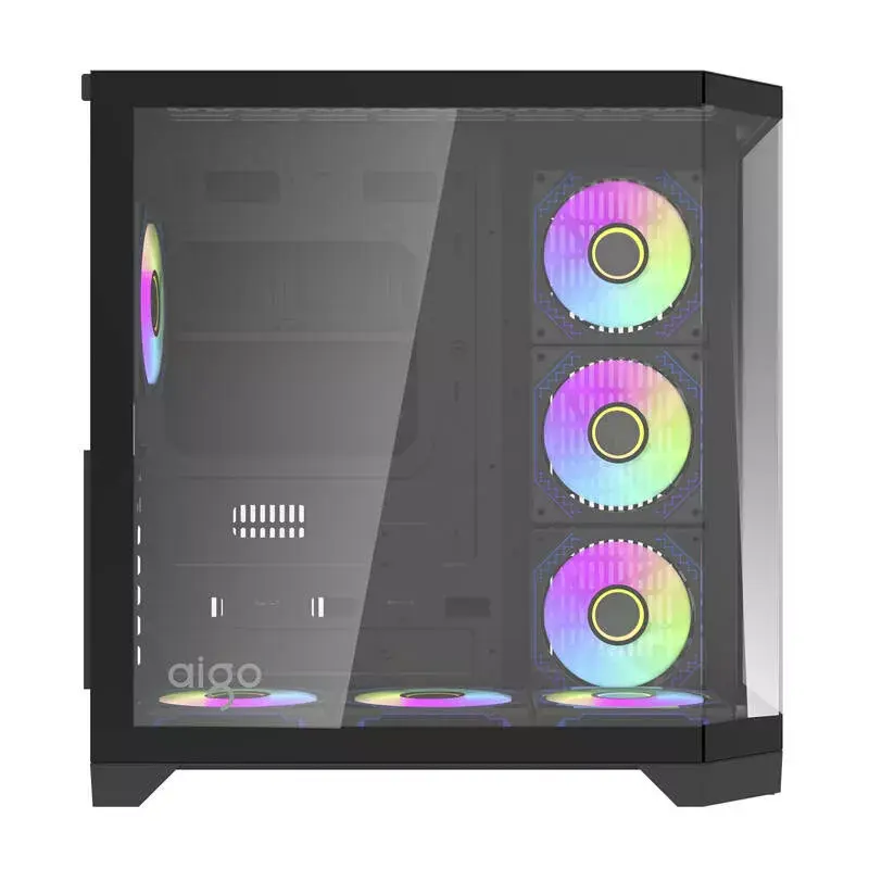 Datora korpuss Darkflash FT418 PRO, ATX, Melns