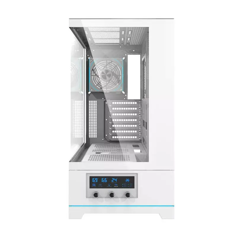 Darkflash DY451 PRO datora korpuss, ATX, balts