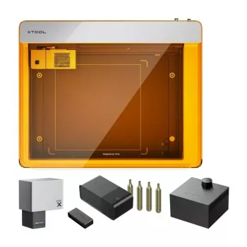 Lāzergravēšanas iekārta xTool M1 Ultra 20W Deluxe komplekts — 20W lāzers, galddatora gravētājs/griezējs