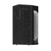PC korpuss Darkflash DY470 Full Tower — melns, SPCC, atbalsta ITX/ATX, 3,5 collu/2,5 collu HDD, 1x aizmugurējais 120 mm, 120 mm sānu ventilatori