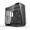 PC korpuss Darkflash DY470 Full Tower — melns, SPCC, atbalsta ITX/ATX, 3,5 collu/2,5 collu HDD, 1x aizmugurējais 120 mm, 120 mm sānu ventilatori