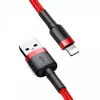 Lightning kabelis Baseus CALKLF-A09 0.5 m Sarkans