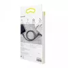 USB-A uz Lightning kabelis Baseus CALKLF-C19 2 m — alumīnija korpuss, 1,5 A, melns/sarkans