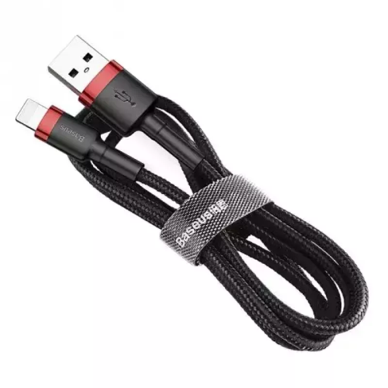 Lightning kabelis Baseus CALKLF-A19 0,5m Melns