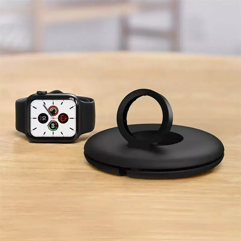 Baseus organizators Apple Watch lādētājam ACSLH-01 — melns, statīvs magnētiskajam uzlādes ripām