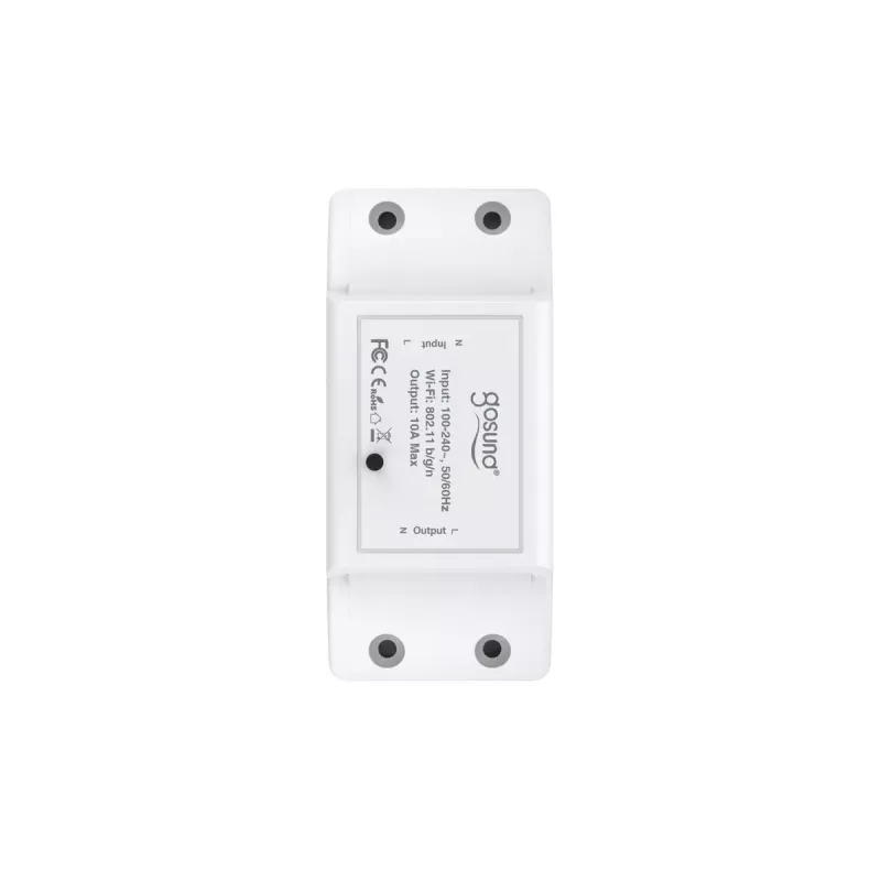 Viedā kontaktligzda Gosund SW3 — Wi‑Fi 2.4 GHz, bezvadu viedā kontaktligzda, balta