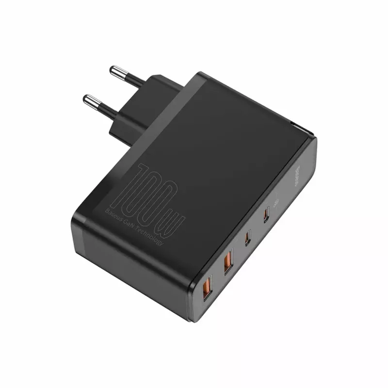 Lādētājs Baseus GaN2 4 porti ātrā lādētāja 100W