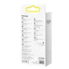 USB 2.0 datu kabelis Baseus Jelly Lightning uz USB-A 1.2 m, melns