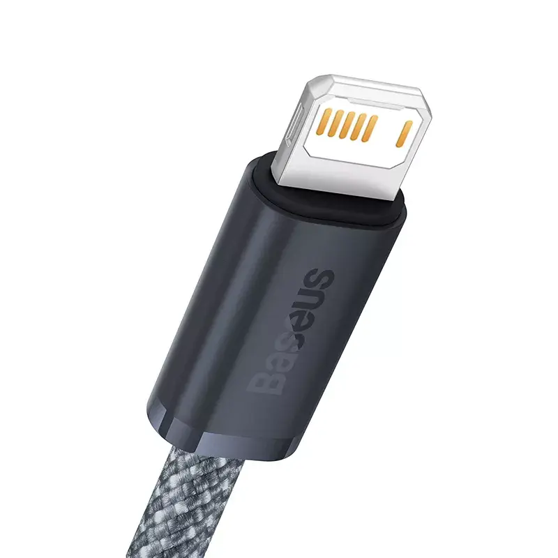 Baseus Dynamic 2m pelēks Lightning–USB A kabelis