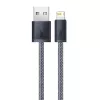 Baseus Dynamic 2m pelēks Lightning–USB A kabelis
