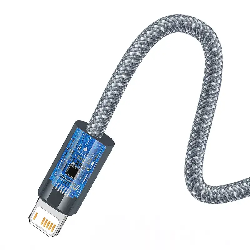 Baseus Dynamic 2m pelēks Lightning–USB A kabelis