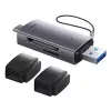 Karšu lasītājs Baseus Memory Card Reader Lite Series WKQX060113 ar USB un USB-C atbalstu