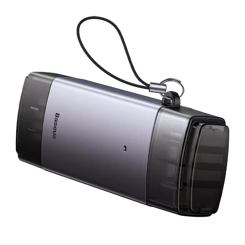 Karšu lasītājs Baseus Memory Card Reader Lite Series WKQX060113 ar USB un USB-C atbalstu