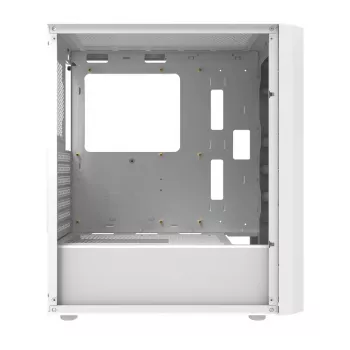 Datora korpuss Darkflash DK351 balta Midi Tower, Micro ATX/ATX/ITX, rūdīts stikls, balts, 200×390×450 mm