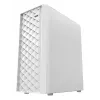 Datora korpuss Darkflash DK351 balta Midi Tower, Micro ATX/ATX/ITX, rūdīts stikls, balts, 200×390×450 mm
