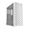 Datora korpuss Darkflash DK351 balta Midi Tower, Micro ATX/ATX/ITX, rūdīts stikls, balts, 200×390×450 mm