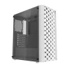 Datora korpuss Darkflash DK351 balta Midi Tower, Micro ATX/ATX/ITX, rūdīts stikls, balts, 200×390×450 mm