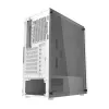 Datora korpuss Darkflash DK351 balta Midi Tower, Micro ATX/ATX/ITX, rūdīts stikls, balts, 200×390×450 mm