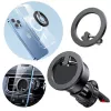 Automašīnas turētājs Joyroom JR-ZS294 2-in-1 magnētisks ar statīvu — melns