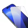 Rūdīta stikla ekrāna aizsargs Baseus Crystal iPhone 14 Pro 0,3 mm, putekļu necaurlaidīgs, 2 gab.