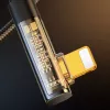 USB-A uz Lightning leņķa kabelis Joyroom S-UL012A6 1,2 m, melns