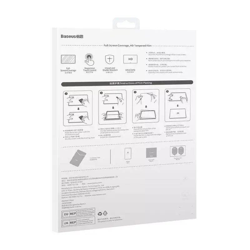 Stikla ekrāna aizsargs Baseus Crystal Huawei MatePad Pro 11 — rūdīts 0,3 mm