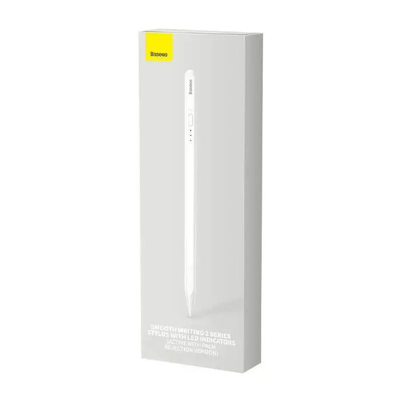 Stilus Baseus SXBC060402 aktīvs ar LED indikatoriem — balts