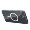 Telefona maciņš Baseus Magnetic Crystal Clear iPhone 13, caurspīdīgs, ar rūdīta stikla ekrāna aizsargu