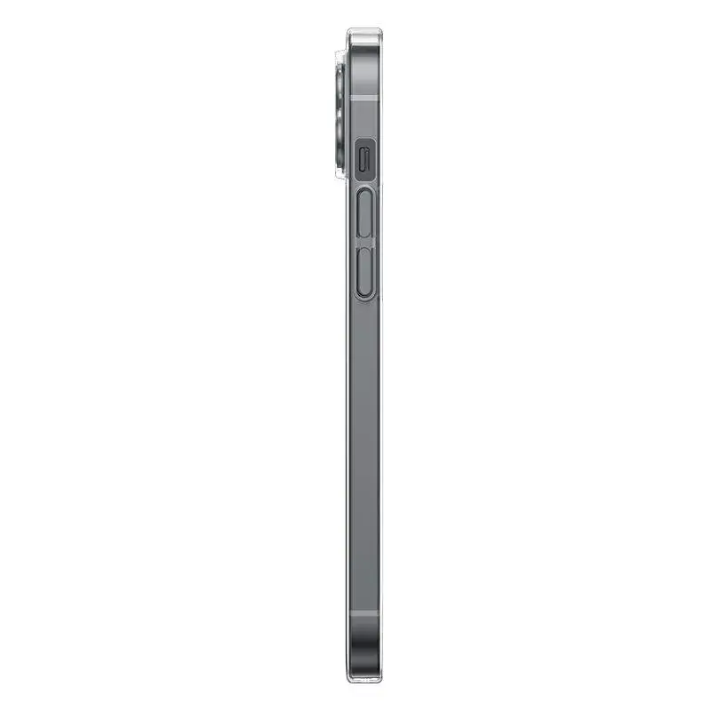 Telefona maciņš Baseus Magnetic Crystal Clear iPhone 13, caurspīdīgs, ar rūdīta stikla ekrāna aizsargu