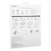 Rūdīta stikla ekrāna aizsargs Baseus Crystal Huawei MatePad Pro 11, 0,3 mm biezums