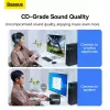 Baseus BA07 Mini Bluetooth adapteris datoram, USB 5.3 bezvadu Bluetooth uztvērējs - melns