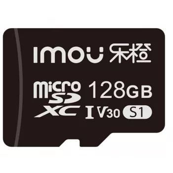 MicroSD atmiņas karte IMOU ST2-128-S1 — 128 GB, 10. klase, U3, V30, NAND, melna