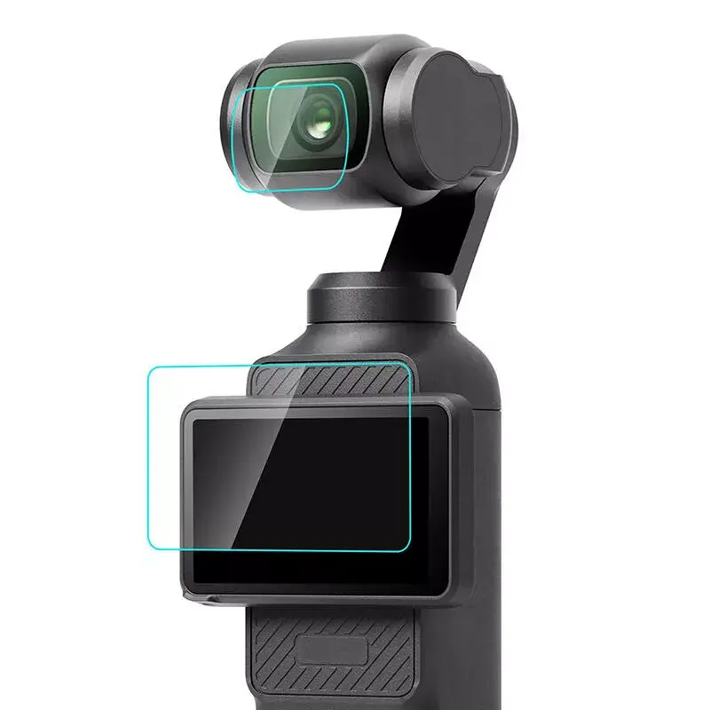 Rūdīta stikla objektīva un ekrāna aizsargs Puluz priekš DJI OSMO Pocket 3 PU950T