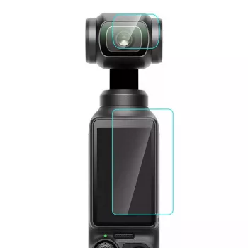 Rūdīta stikla objektīva un ekrāna aizsargs Puluz priekš DJI OSMO Pocket 3 PU950T