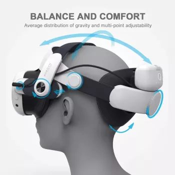 Galvas siksna ar bateriju BOBOVR M3 Pro priekš Oculus Quest 3