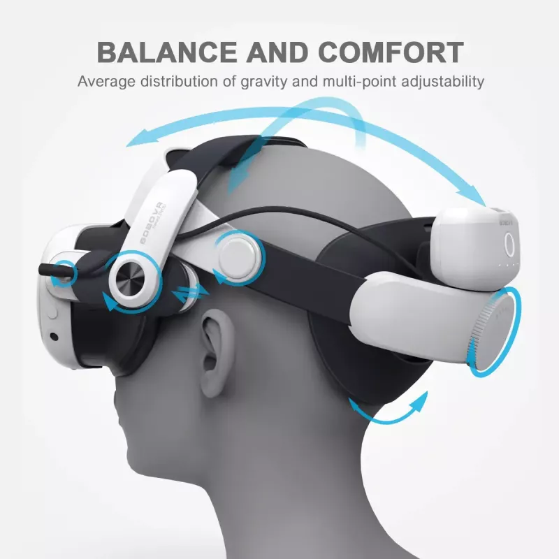 Galvas siksna ar bateriju BOBOVR M3 Pro priekš Oculus Quest 3