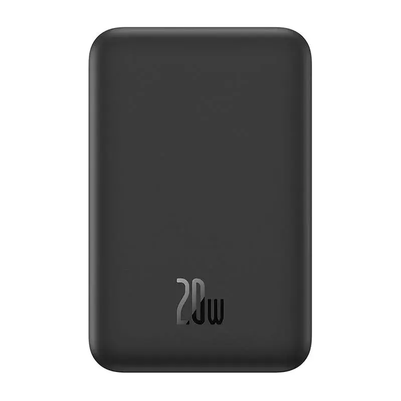 Magnētiskais Mini ārējais akumulators Baseus 5000mAh 20W (melns)