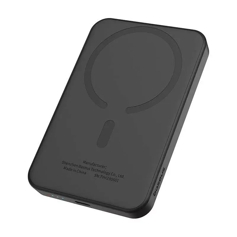 Magnētiskais Mini ārējais akumulators Baseus 5000mAh 20W (melns)