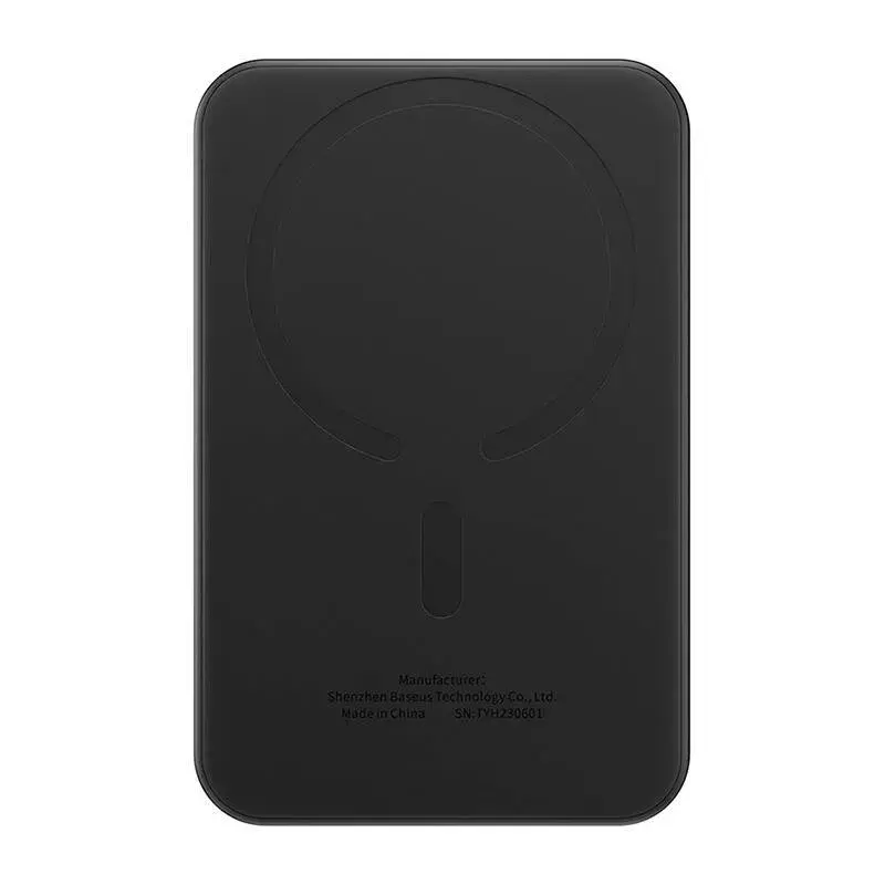Magnētiskais Mini ārējais akumulators Baseus 5000mAh 20W (melns)