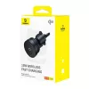 Automašīnas turētājs Baseus MagPro C40164100121-01 15W Qi2.0 Melns – magnētiskais bezvadu lādētājs ar Qi2.0 saderīgiem tālruņiem