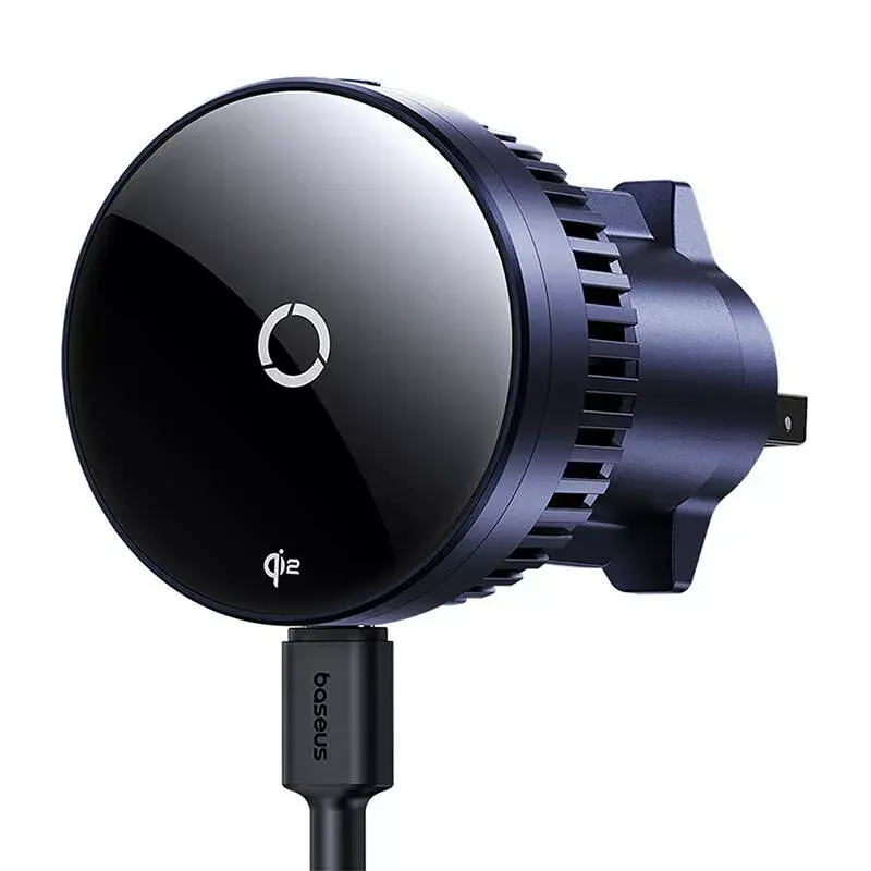 Automašīnas turētājs Baseus MagPro C40164100121-01 15W Qi2.0 Melns – magnētiskais bezvadu lādētājs ar Qi2.0 saderīgiem tālruņiem