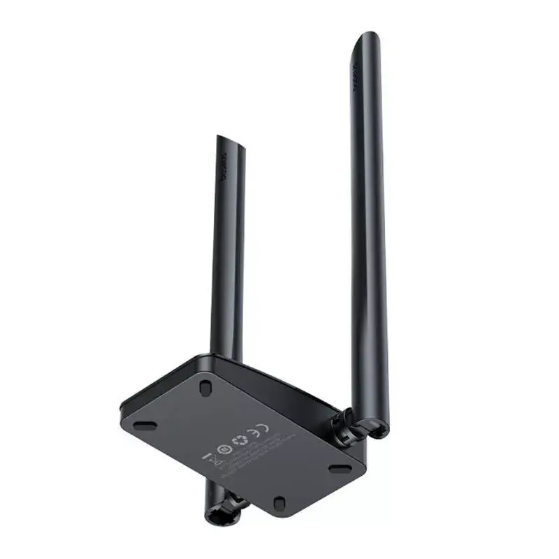 WiFi adapter Baseus FastJoy 1800Mbps Melns — dual-band USB tīkla adapteris