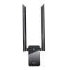 WiFi adapter Baseus FastJoy 1800Mbps Melns — dual-band USB tīkla adapteris