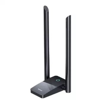 WiFi adapter Baseus FastJoy 1800Mbps Melns — dual-band USB tīkla adapteris